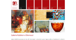 Desktop Screenshot of galerierubikon.cz
